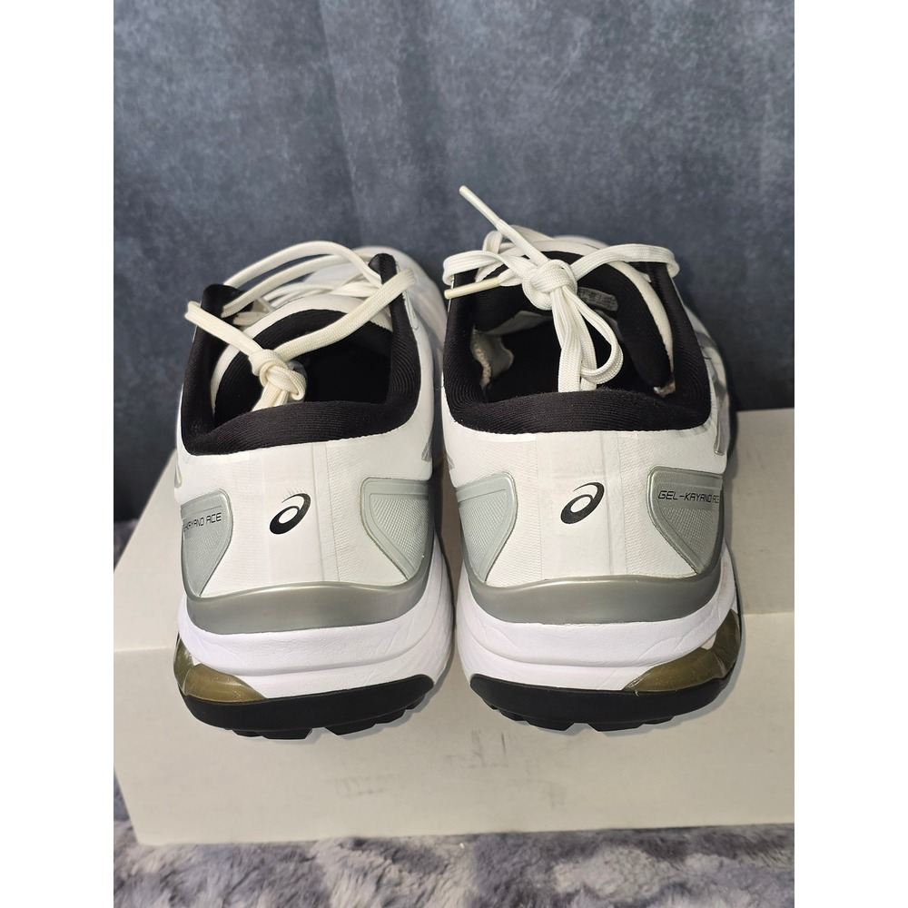 Asics Gel-Kayano Ace 2 Golf Shoes White Silver Spikeless Mens 11.5 1111A243 - Picture 3 of 8